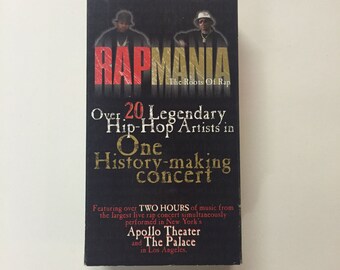 RAPMANIA - The Roots of Rap (2 VHS Set) Live from the Apollo Theater + The Palace
