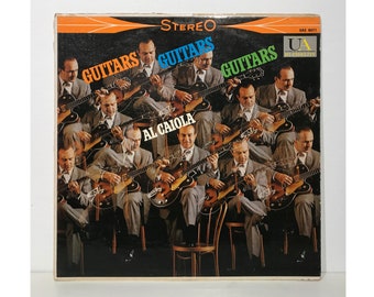 Al Ciaola: Guitars, Guitars, Guitars - (United Artists) Vintage Vinyl Record LP 1960