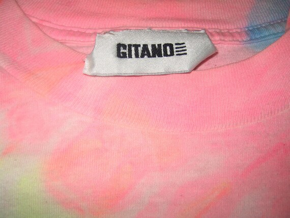 Vintage Pastel Gitano 1990s Tie Dye T-shirt - image 3