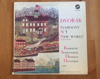 Dvorak Symphony No. 5 "New World" - Bamberger Symphoniker; Heinrich Hollreiser, Conductor – Vintage Vinyl Record (1966)