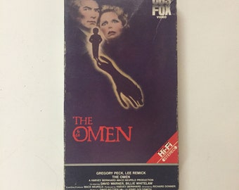 The Omen (VHS) Vintage 1984 CBS Fox, Gregory Peck