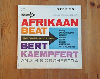Bert Kaempfert Orchestra – Afrikaan Beat & Other Favorites – Vintage Vinyl Record DECCA 1962