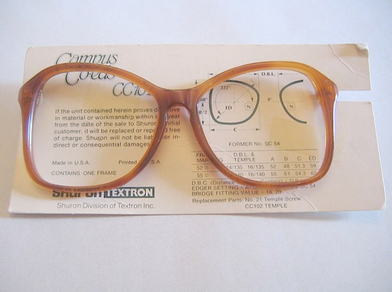 Campus Coeds Vintage 1970s Deadstock Eyeglasses F… - image 3