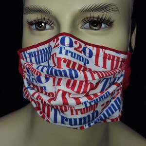 Masque de visage de coton de Trump