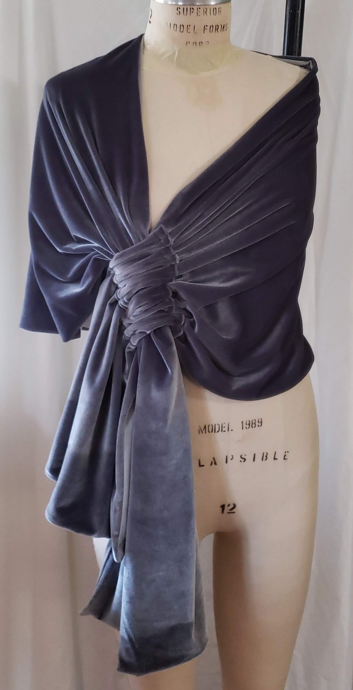 belted shawl wrap