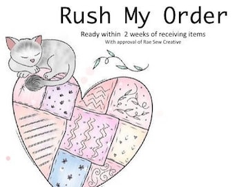 Rush my order! | Expedited production of Single Sided T-Shirt Quilt!