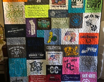 T Shirt Quilt for Katie - Additional Deposit