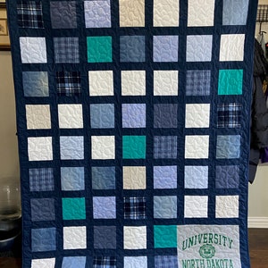 Memory Quilt made from Loved Ones clothing - DEPOSIT ONLY