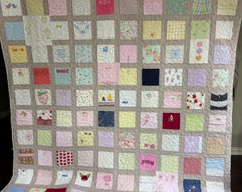 2 Baby/Memory Quilts for Laura D - DEPOSIT ONLY