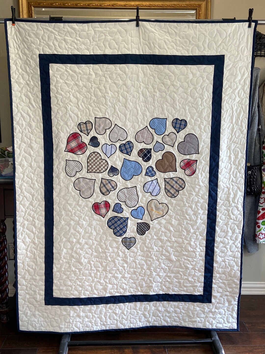 Memory Quilt you Are My Heart DEPOSIT ONLY Etsy