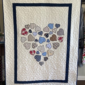 Memory Quilt You are my Heart DEPOSIT ONLY image 1