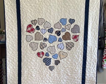 Memory Quilt  "You are my Heart" - DEPOSIT ONLY