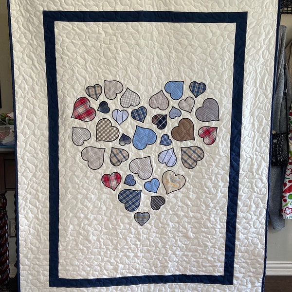 Memory Quilt  "You are my Heart" - DEPOSIT ONLY