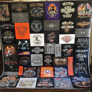 T-Shirt Quilt Deposit - Custom Memory Quilt - T-Shirt Blanket - See Prices Below