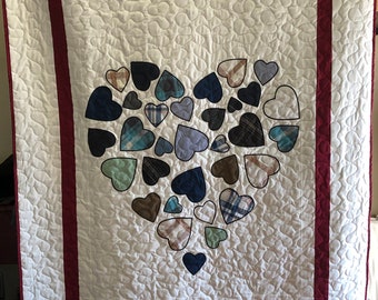 Grief Quilt  "You are my Heart" - DEPOSIT ONLY