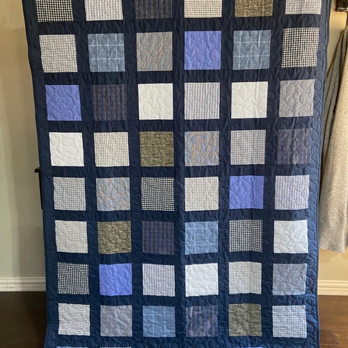 Memory Quilt Made From Jeans DEPOSIT ONLY - Etsy