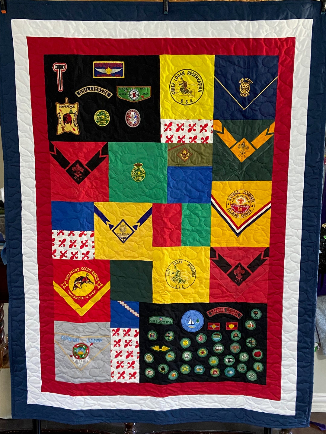 Custom Puzzle T Shirt Quilt DEPOSIT ONLY Etsy