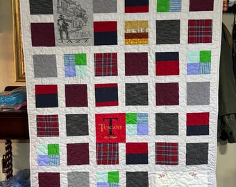 Memory Quilt made from Loved Ones clothing - DEPOSIT ONLY