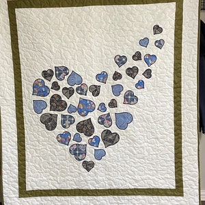 Memory Quilt  &quot;Gathering Heart&quot; - DEPOSIT ONLY