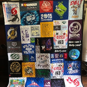 T Shirt Quilt Memory Quilt - Deposit Only