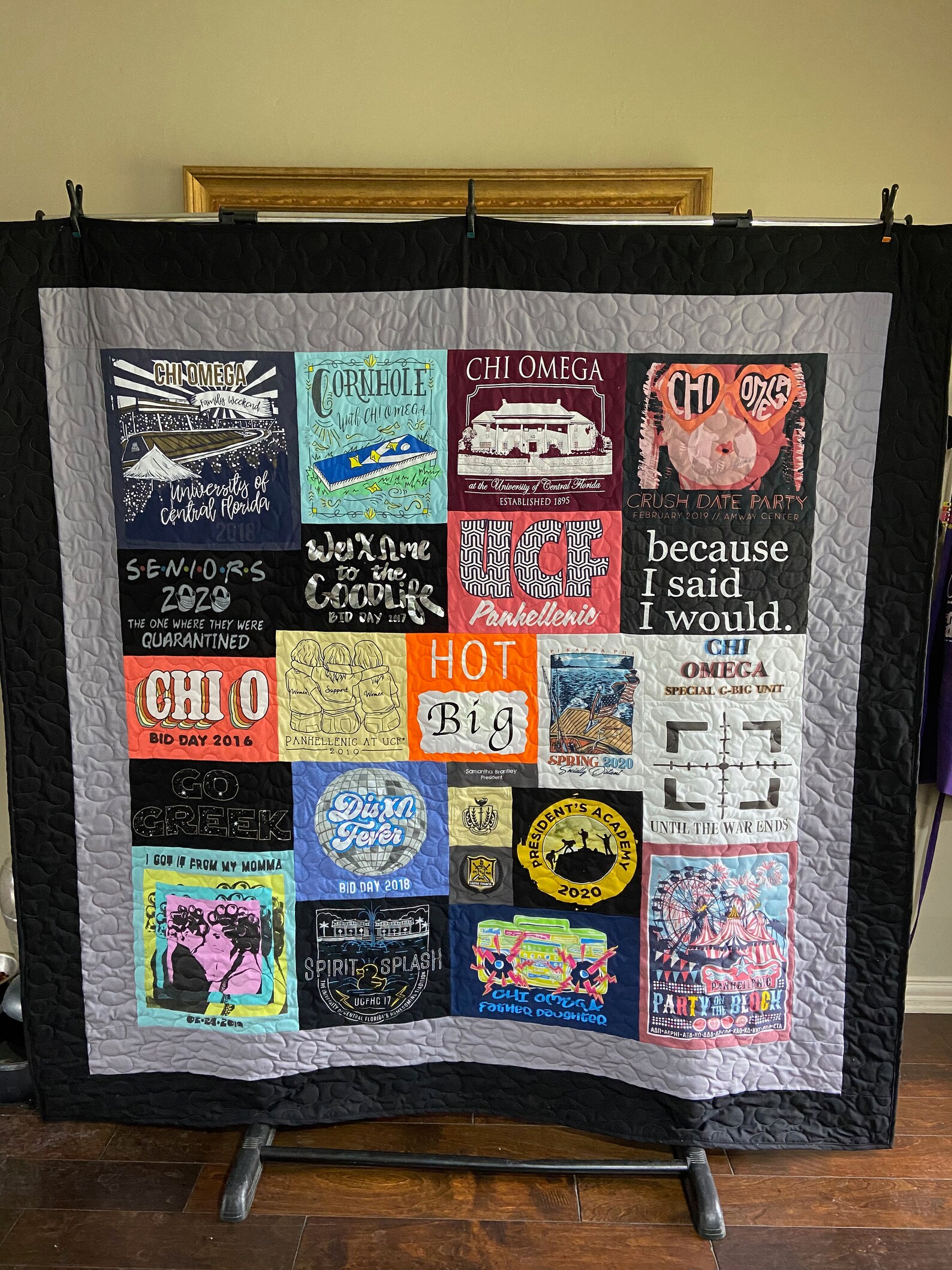 Tshirt Quilt Custom Puzzle Design Memory Quilt Custom Order Etsy
