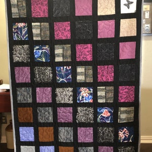 Memory Quilt made from Loved Ones clothing - DEPOSIT ONLY