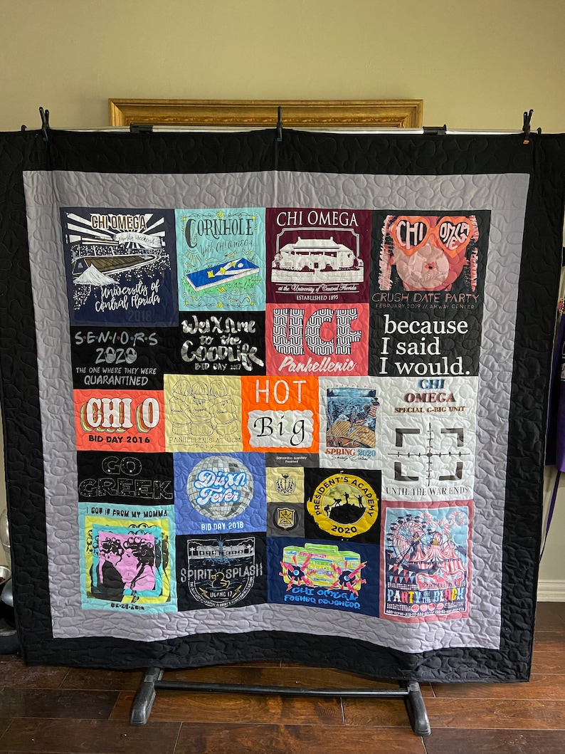 Tshirt Quilts Custom Memory Quilt Custom Order Quilt You Etsy