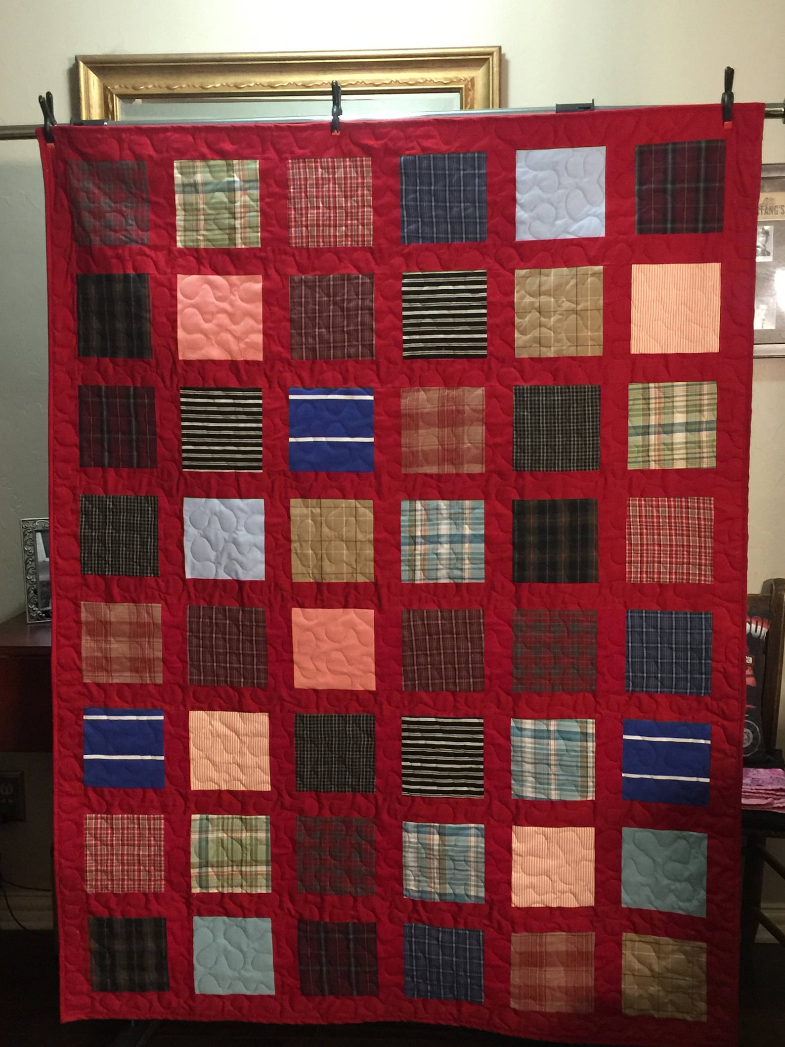 Grief Quilt Made From Loved Ones Clothing DEPOSIT ONLY Etsy