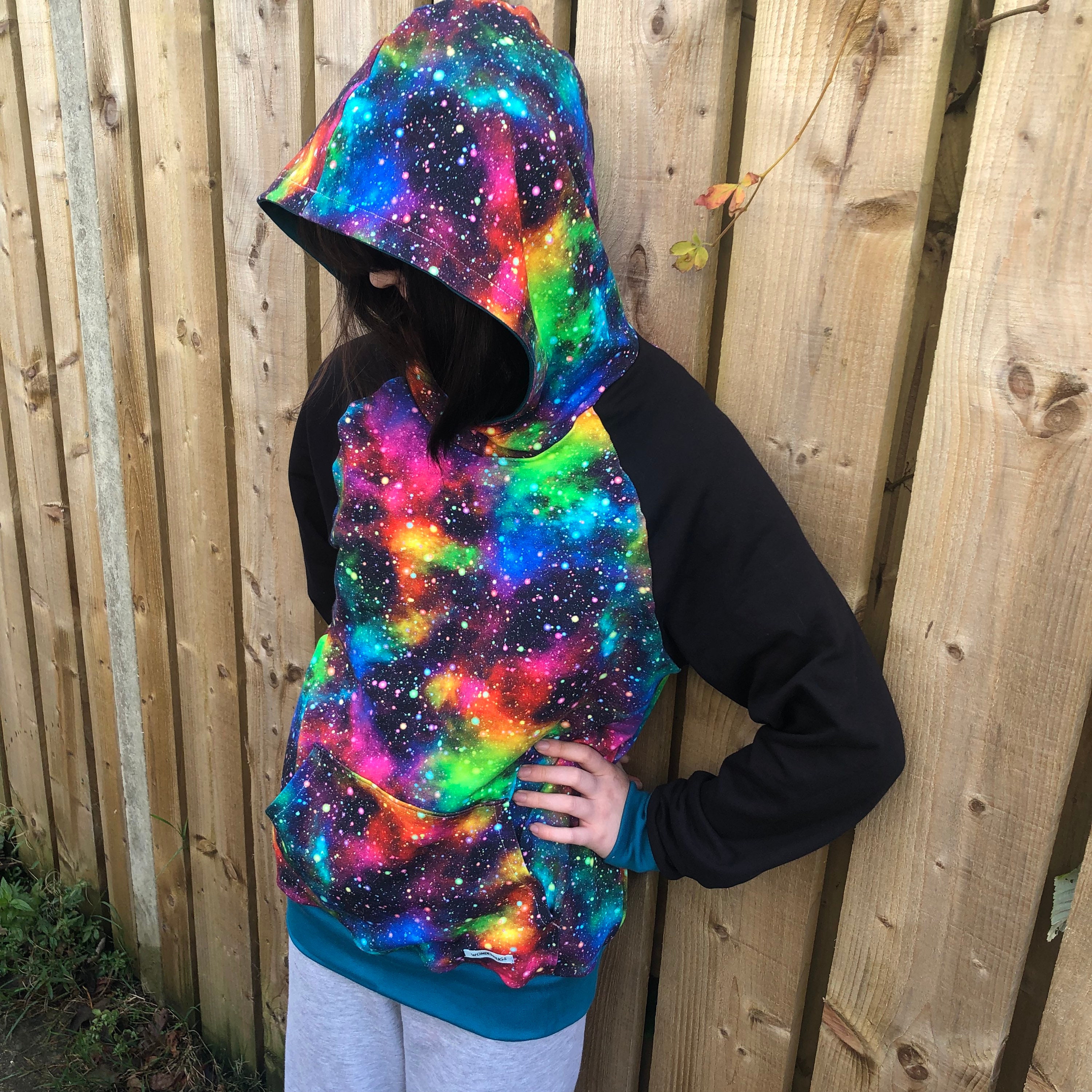 Children's galaxy hotsell hoodie