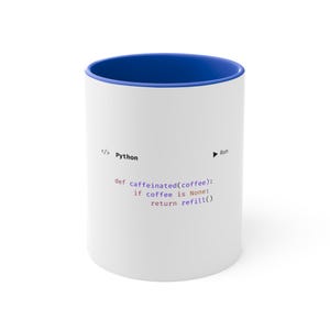 Koffiemok met Python-thema | Grappige koffiemok voor programmeurs | Cadeau voor codeer- en STEM-liefhebbers afbeelding 9