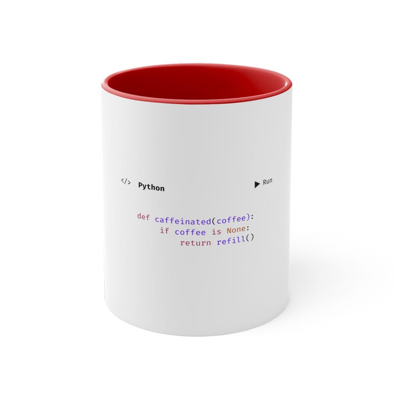 Koffiemok met Python-thema | Grappige koffiemok voor programmeurs | Cadeau voor codeer- en STEM-liefhebbers afbeelding 2