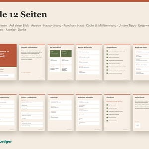 Gästemappe Ferienwohnung Vorlage zum Bearbeiten, WLAN-Schild und Hausordnung (Google Slides, PowerPoint) image 2