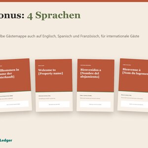 Gästemappe Ferienwohnung Vorlage zum Bearbeiten, WLAN-Schild und Hausordnung (Google Slides, PowerPoint) image 5