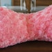 Minky Coral Cuddle Rose Neck Pillow 