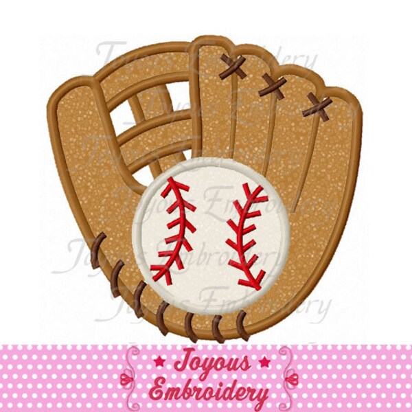 Instant Download Baseball  Applique Machine Embroidery Design,baseball Glove applique design,Sport applique embroidery design  NO:2578