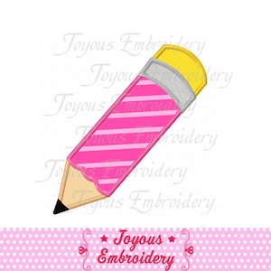 Pencil Applique,Back to school Embroidery,Back to school Applique,Machine Embroidery Design,Instant Download Embroidery File NO:1531