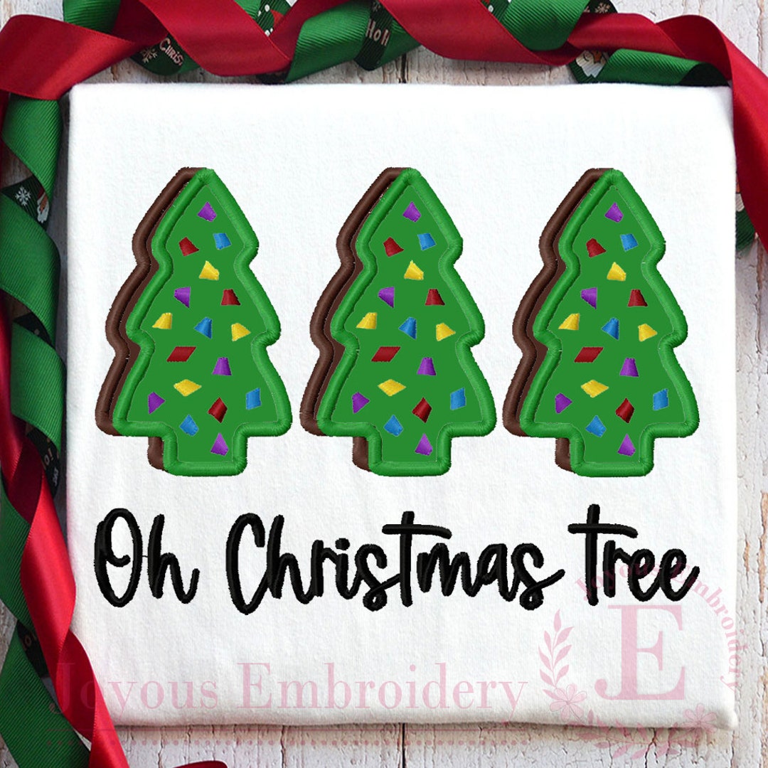 Oh Christmas Tree,debbie Cake Applique,debbie Cake Christmas Tree