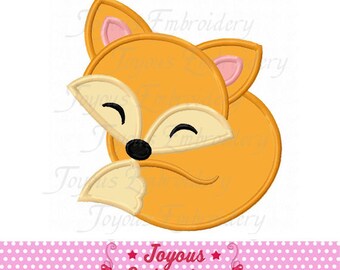 Instant Download Fox Applique Embroidery Machine Design NO:2484