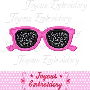 Sunglasses Applique,Summer Embroidery,Machine embroidery Design,Sunglasses Embroidery,Instant Download File NO:1541
