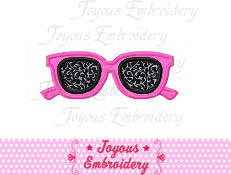 Instant Download Sunglasses Applique Embroidery Design NO1541 Etsy
