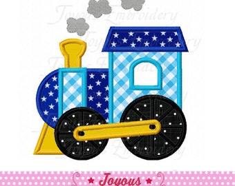 Train Applique,Train Embroidery Design, Machine Embroidery File NO:1923