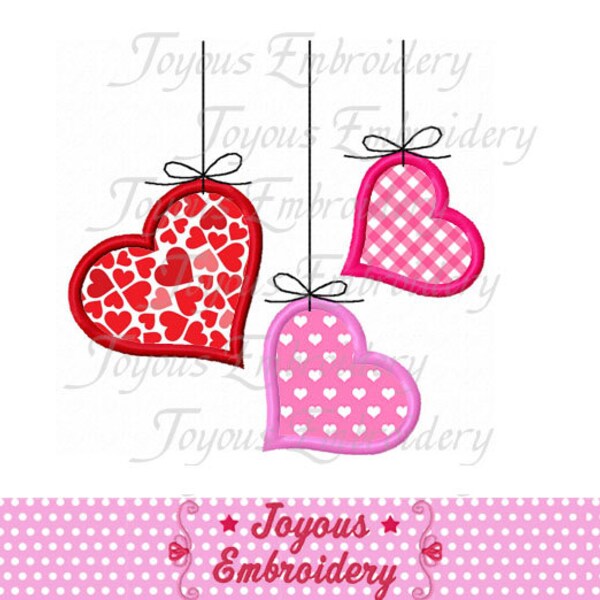 Valentine's day Applique,Heart Applique,Valentine Heart,Valentines day Embroidery,Machine embroidery Design NO:1903