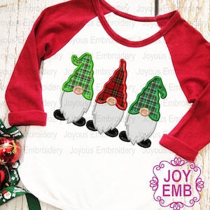 Christmas Gnomes,Gnomes Applique,Christmas Embroidery Design,Gnome embroidery design NO:2646