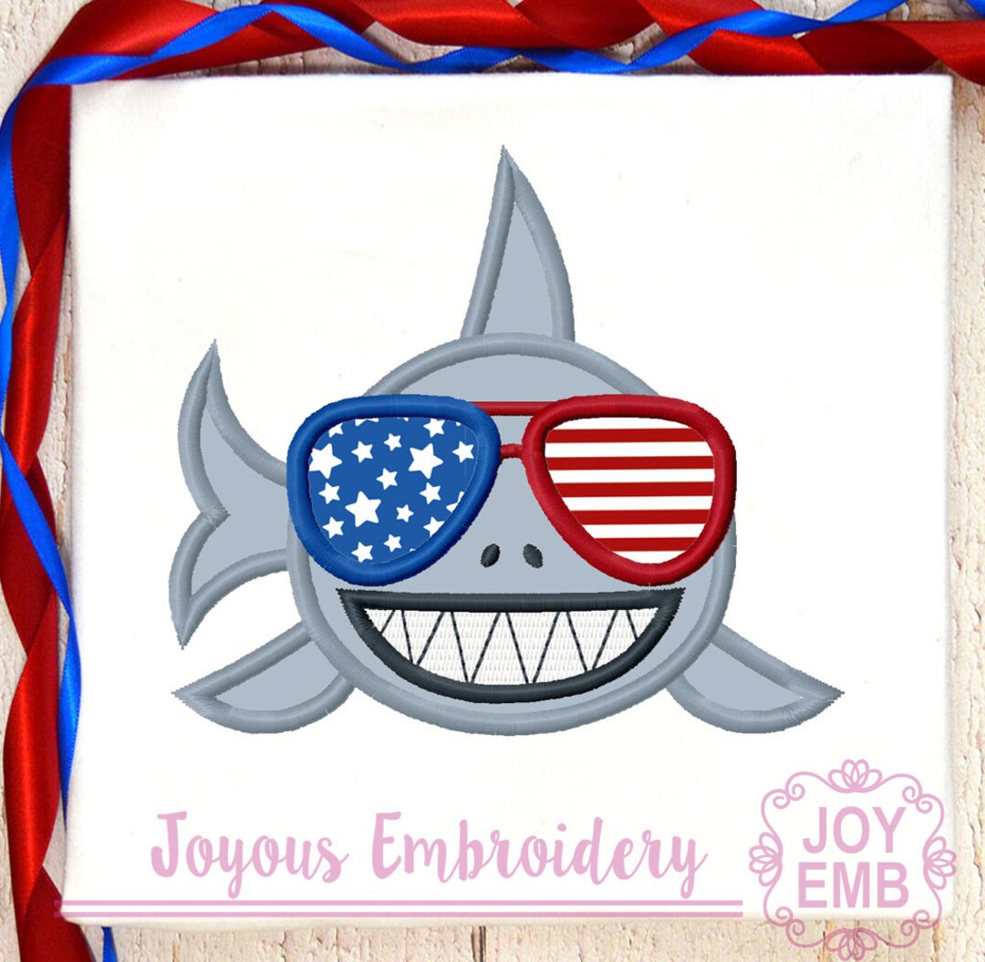 4th of july shark shirt