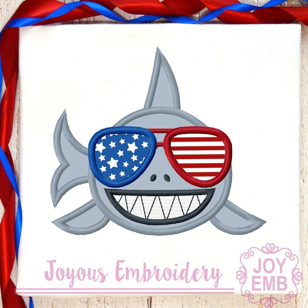 4th of july shark shirt