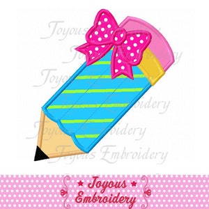 Pencil Applique,Back to school Embroidery,Pencil Embroidery,Machine Embroidery Design NO:2143