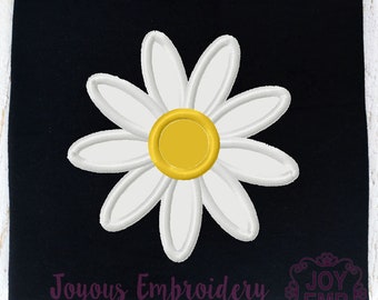 Daisy Embroidery File,Daisy Applique,Machine Embroidery Design,Embroidery File download