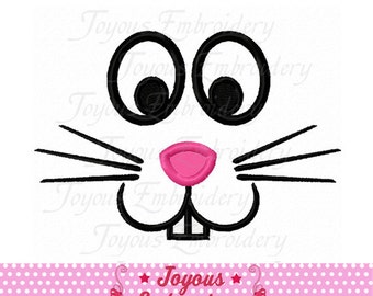 Easter Bunny Face Applique,Bunny Embroidery,Easter Embroidery,Machine Embroidery,Instant Download  Design NO:1979