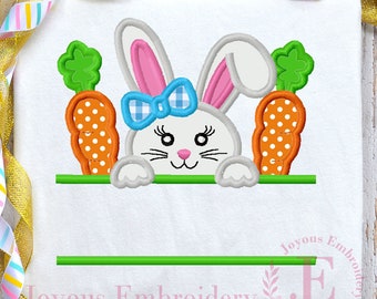 Easter Embroidery Design,Bunny Applique Embroidery,Easter Tshirt Embroidery,Kids Easter Design,Machine Embroidery File