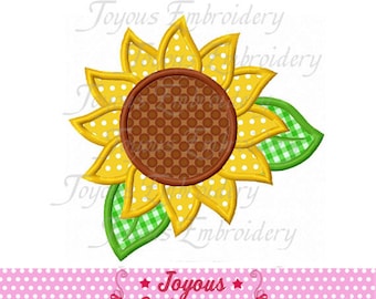 Sunflower Applique Embroidery Design,Machine embroidery,sunflower applique design,Sunflower embroidery NO:2598